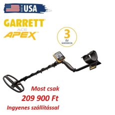 Garrett Ace APEX 6x11" fémdetektor fémkereső Viper tekerccsel