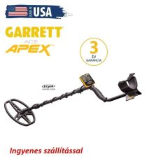 Garrett Ace APEX fémdetektor fémkereső 8,5x11" Raider tekerccsel