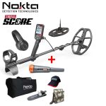   Nokta Score 3 fémkereső fémdetektor (Pro csomag: 2 tekerccsel, Bluetooth fejhallgatóval) + ajándék kiegészítők