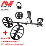   MINELAB EQUINOX 900 FÉMDETEKTOR FÉMKERESŐ 11'' TEKERCCSEL - ÚJ!