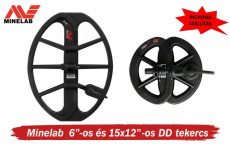 MINELAB TEKERCS SZETT 6" és 15x12" MINELAB TEKERCS SZETT 6" és 15x12"
