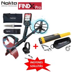 Nokta FindX Pro fémkereső fémdetektor + AccuPoint Pinpointer