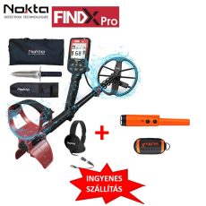 Nokta FindX Pro fémkereső fémdetektor + Quest Xpointer Land Nokta FindX Pro fémkereső fémdetektor + Quest Xpointer Land
