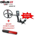 XP Deus II lite 28FMF-RC fémdetektor fémkereső + MI-6