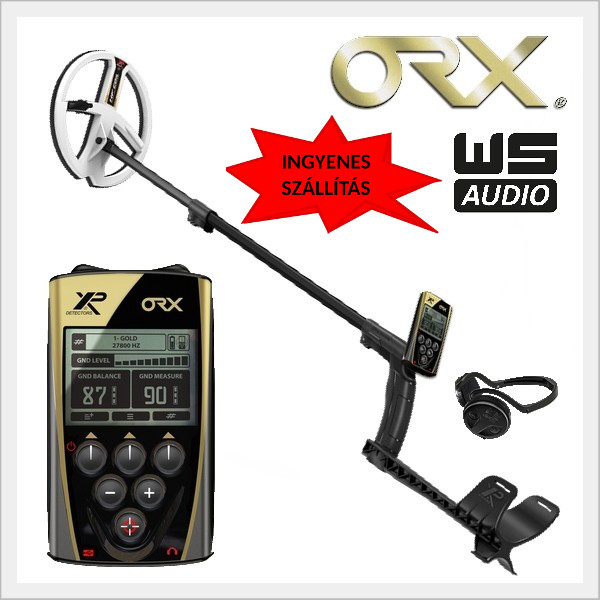 XP ORX Full fémdetektor fémkereső (22HF tekercs, távirányító