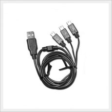 XP Deus/ORX akkumulátor töltő kábel (1 USB - 3 mini B)